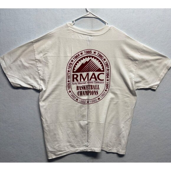 Mesa State Basketball Camp T-Shirt Hanes Heavyweight 50/50 XL - Picture 6 of 7